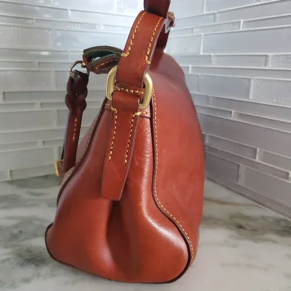 NWOT Dooney and Bourke Laurel Ginger Florentine Crossbody Bag - Picture 9 of 16